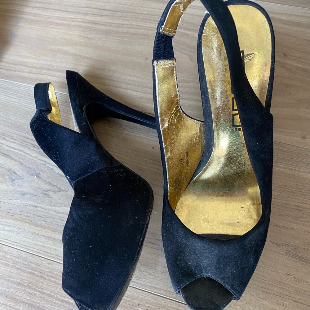 Black heels